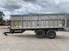 UNRESERVED Dooley Double Axle 16T Tractor Drawn Grain Trailer - 2