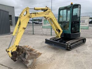 UNRESERVED 2007 Yanmar VIO30 Zero Tail 3T Excavator