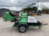 UNRESERVED Greenmech EC150/25 Fast Tow Diesel Eco-Combi Wood Chipper - 6