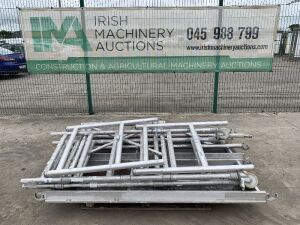 UNRESERVED Aluminium Quick Stage Scaffold Tower (1.5 Stage)