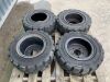 4 x Forklift Wheels & Rims - 3