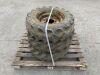 3x Dumper Rims and Tyres