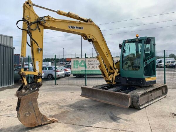 2015 Yanmar VIO80-1A Zero Tail 8T Excavator