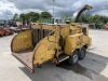 UNRESERVED Vermeer BC1000 XL Double Axle Fast Tow Diesel Wood Chipper - 9