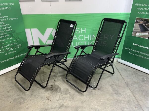 2x Fold Out Patio Chairs