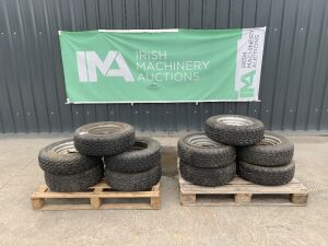 UNRESERVED 10 x 5 Stud Ifor Williams Trailer Wheels (185-70-R13)