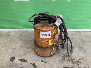 UNRESERVED Orange 110v Sub Pump