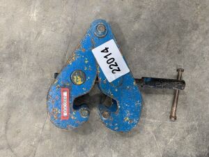 UNRESERVED Blue 1T Beam Clamp