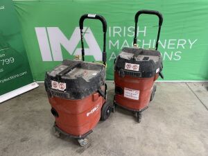 UNRESERVED 2x Hilti VCD50 Vacuums