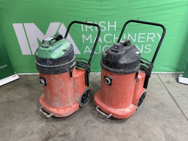 UNRESERVED 2x Red 110v Vacuums