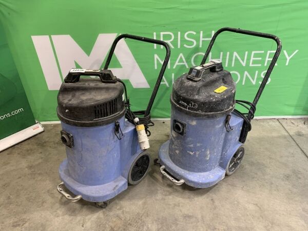 UNRESERVED 2x Blue 110v Vacuums