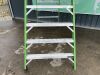 UNRESERVED Little Giant 4.4M 9 Rung Platform Ladder c/w Safety Cage - 4