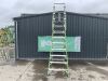 UNRESERVED Little Giant 3.8M 7 Rung Platform Ladder c/w Safety Cage - 2