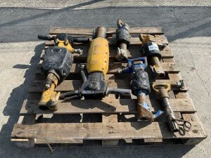 UNRESERVED 6 x Atlas Copco & MacDonald Jack Hammers & Chipping Hammers