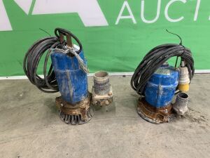 UNRESERVED 2 x Tsurumi 3" & 2" Submersible Pumps