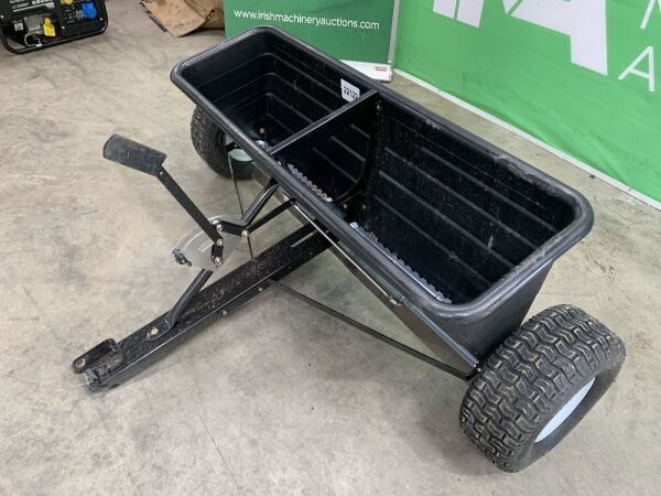 UNRESERVED Gardencare 250LB Tow Behind Spreader For Quad