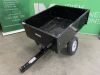 UNRESERVED Gardencare 500LB Tow Behind SIngle Axle Trailer