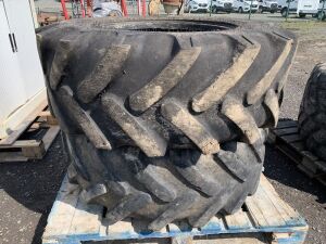 UNRESERVED 2 x 15.5/80/24 Tyres