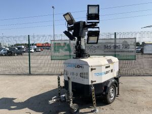 UNRESERVED 2014 Towerlight VB9 Fast Tow Diesel LED Lighting Tower