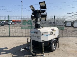 UNRESERVED 2014 Towerlight VB9 Fast Tow Diesel LED Lighting Tower