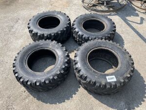 UNRESERVED 4x Quad Tyres 25 x 10.00-12