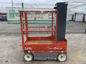 UNRESERVED 2014 Skyjack SJ16 6.58M Electric Vertical Mast Lift