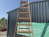 12 Rung Wooden A Frame Ladder - 6