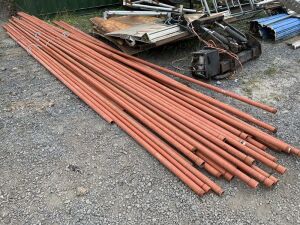 Approx 35x Tubular Steel Rods