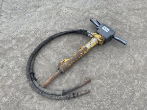 UNRESERVED Yellow Hydraulic Breaker c/w Bit