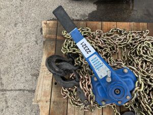 UNRESERVED Unused Blue 6T Lever Hoist