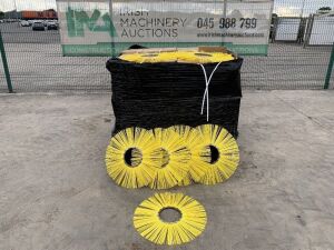 UNRESERVED Pallet Of UNUSED Road Sweeper Brushes ( Approx 25 x 12 Boxes)