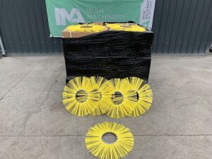 UNRESERVED Pallet Of UNUSED Road Sweeper Brushes ( Approx 25 x 12 Boxes)