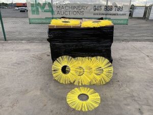 UNRESERVED Pallet Of UNUSED Road Sweeper Brushes ( Approx 25 x 12 Boxes)