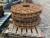 4x Excavator Track Chains - 4