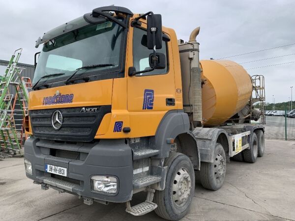 2008 Mercedes-Benz Axor 3236 8x4 Cement Truck