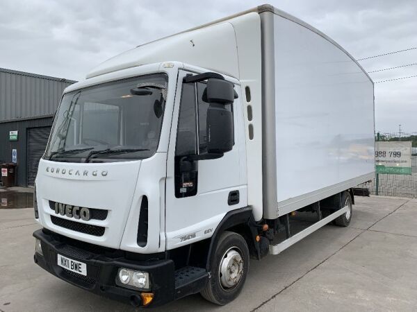 2011 Iveco Eurocargo ML75E16 Euro 5 4x2 Teardrop Box Truck