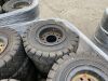 24x Forklift Tyres & Rims (18 x 7-8) - 5
