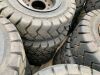 24x Forklift Tyres & Rims (18 x 7-8) - 9