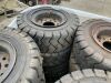 24x Forklift Tyres & Rims (18 x 7-8) - 11