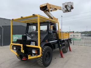 1996 Mercedes-Benz Unimog U140L 4x4 c/w 1996 Versalift VST3600I Rotary Cherry Picker Unit