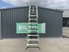 UNRESERVED Little Giant 3.8M 7 Rung Platform Ladder - 2