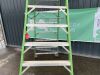 UNRESERVED Little Giant 3.8M 7 Rung Platform Ladder c/w Safety Cage - 5