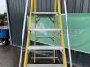 UNRESERVED Clow 1.68M 5 Rung Fibreglass Platform Ladder - 5