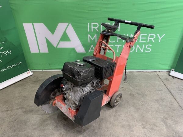 UNRESERVED Husqvarna FS400 Petrol Road Saw c/w Diamond Blade