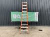 UNRESERVED Orange Strabally 10 Step Fibreglass Ladder - 2