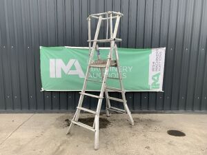 Stradbally 4 to 6 Step Extendable Podium Ladder