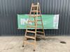 Timber Painters 8 Step A Frame Wooden Ladder