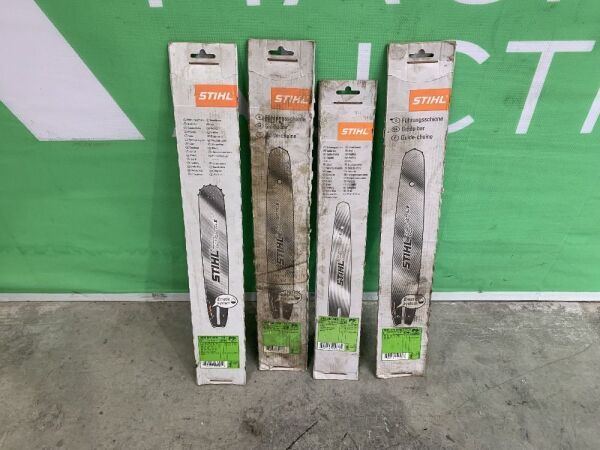 UNUSED 4x Stihl Chainsaw Bars