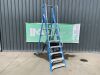 Blue 8ft Fibreglass Ladder - 3