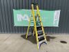 Yellow 6ft Fibreglass Ladder - 3